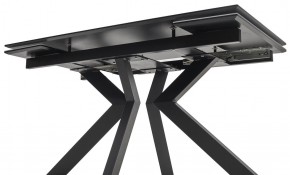 Стол Кентукки 3 140 БЕЛЫЙ МРАМОР, стекло / ЧЕРНЫЙ, М-City в Златоусте - zlatoust.mebel24.online | фото 7