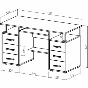 Стол компьютерный Амбер в Златоусте - zlatoust.mebel24.online | фото 3