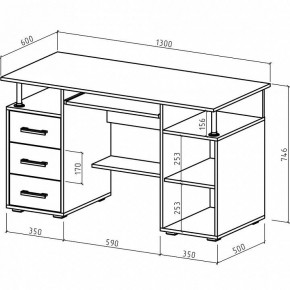 Стол компьютерный Амбер в Златоусте - zlatoust.mebel24.online | фото 3