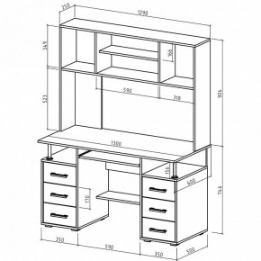 Стол компьютерный Амбер в Златоусте - zlatoust.mebel24.online | фото 3