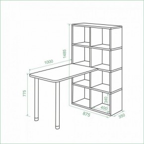 Стол компьютерный Bartolo в Златоусте - zlatoust.mebel24.online | фото 2