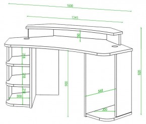 Стол компьютерный Домино Lite СК-160 в Златоусте - zlatoust.mebel24.online | фото 2