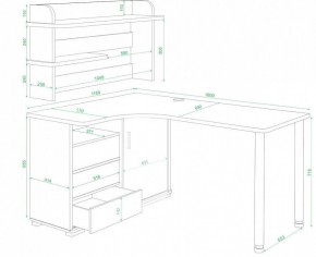 Стол компьютерный Домино нельсон СР-145М в Златоусте - zlatoust.mebel24.online | фото 2