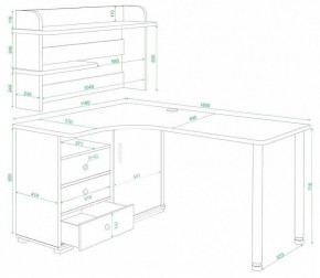 Стол компьютерный Домино нельсон СР-165М в Златоусте - zlatoust.mebel24.online | фото 2