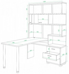 Стол компьютерный Домино нельсон СР-420/130 в Златоусте - zlatoust.mebel24.online | фото 2