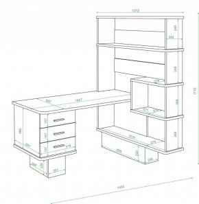 Стол компьютерный Домино нельсон СР-520 в Златоусте - zlatoust.mebel24.online | фото 2