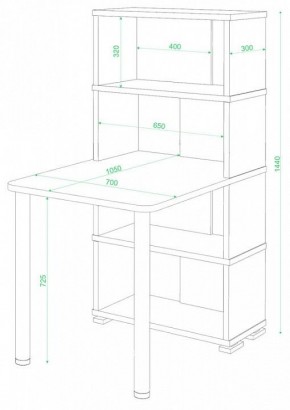 Стол компьютерный Домино СБ-10М/4 в Златоусте - zlatoust.mebel24.online | фото 2