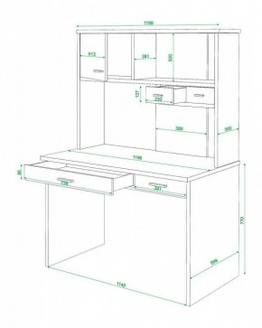Стол компьютерный Домино СК-60 в Златоусте - zlatoust.mebel24.online | фото 2