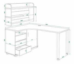 Стол компьютерный Домино СР-145М в Златоусте - zlatoust.mebel24.online | фото 5