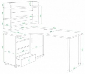 Стол компьютерный Домино СР-145М в Златоусте - zlatoust.mebel24.online | фото 3