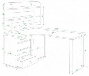 Стол компьютерный Домино СР-145М в Златоусте - zlatoust.mebel24.online | фото 3