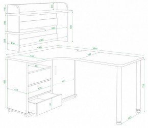 Стол компьютерный Домино СР-145М в Златоусте - zlatoust.mebel24.online | фото 2