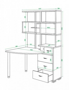 Стол компьютерный Домино СР-320 в Златоусте - zlatoust.mebel24.online | фото 5