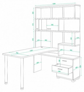 Стол компьютерный Домино СР-420/130 в Златоусте - zlatoust.mebel24.online | фото 2