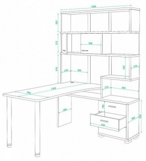 Стол компьютерный Домино СР-420/130 в Златоусте - zlatoust.mebel24.online | фото 2