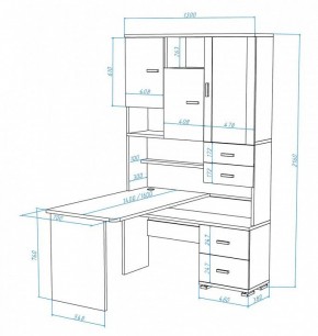 Стол компьютерный Домино СР-620/140 в Златоусте - zlatoust.mebel24.online | фото 3