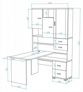 Стол компьютерный Домино СР-620-160 в Златоусте - zlatoust.mebel24.online | фото 2