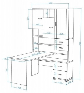 Стол компьютерный Домино СР-620/180 в Златоусте - zlatoust.mebel24.online | фото 2