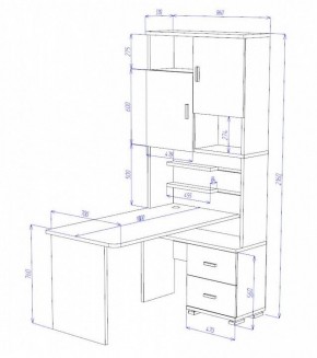 Стол компьютерный Домино СР-720/180 в Златоусте - zlatoust.mebel24.online | фото 2