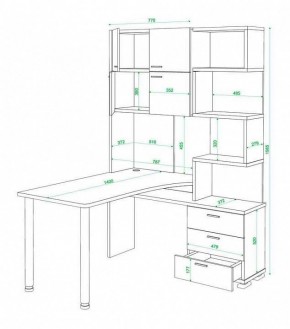 Стол компьютерный Латте СР-500М140 в Златоусте - zlatoust.mebel24.online | фото 3