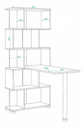 Стол компьютерный СЛ-5СТ в Златоусте - zlatoust.mebel24.online | фото 2