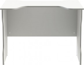 Стол компьютерный ВАРДИГ K2 100x82, белый/серебристый в Златоусте - zlatoust.mebel24.online | фото 2