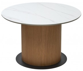 Стол MESA D120 цвет БЕЛЫЙ МРАМОР M326 / Каркас OAK, ®DISAUR в Златоусте - zlatoust.mebel24.online | фото 7