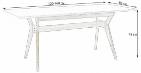 Стол обеденный Нарвик в Златоусте - zlatoust.mebel24.online | фото