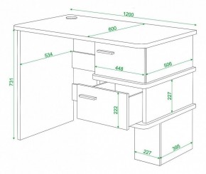 Стол письменный Домино СД-15С в Златоусте - zlatoust.mebel24.online | фото 4