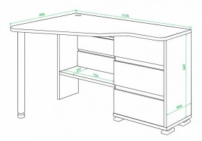 Стол письменный Домино СР-322С в Златоусте - zlatoust.mebel24.online | фото 2