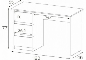 Стол письменный Идена в Златоусте - zlatoust.mebel24.online | фото 4