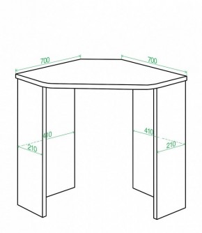 Стол письменный Нельсон Lite СКЛ-Угл70 в Златоусте - zlatoust.mebel24.online | фото 2