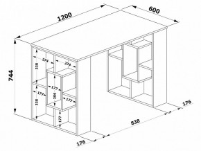 Стол письменный СПм-15 в Златоусте - zlatoust.mebel24.online | фото 3