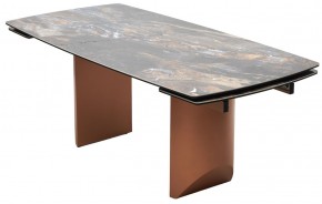 Стол ПУАНТО 200 TITANIUM LAWA NERO, керамика / МЕДЬ каркас М-City в Златоусте - zlatoust.mebel24.online | фото 8