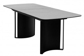 Стол RASMUS 160 TL-45 Белый мрамор, испанская керамика / черный каркас, ®DISAUR в Златоусте - zlatoust.mebel24.online | фото 4