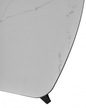 Стол RASMUS 160 TL-45 Белый мрамор, испанская керамика / черный каркас, ®DISAUR в Златоусте - zlatoust.mebel24.online | фото 6
