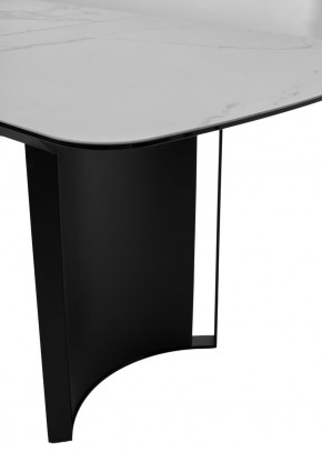 Стол RASMUS 160 TL-45 Белый мрамор, испанская керамика / черный каркас, ®DISAUR в Златоусте - zlatoust.mebel24.online | фото 7