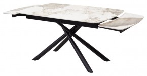 Стол RIVOLI 140 GLOSS LUXURY PANDORA SOLID CERAMIC / BLACK, ®DISAUR в Златоусте - zlatoust.mebel24.online | фото 6