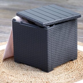 Стол с функцией хранения Виго (Vigo storage box) графит в Златоусте - zlatoust.mebel24.online | фото 1