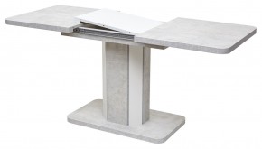 Стол STORK 120 Белый бетон/ Белый М-City в Златоусте - zlatoust.mebel24.online | фото 4