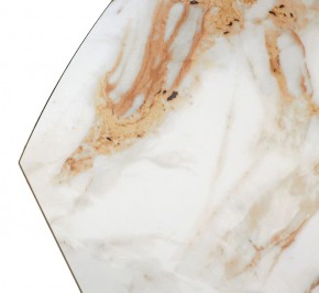 Стол TERAMO 135 GLOSS GRAND JADE SOLID CERAMIC, керамика, поворотн.механизм / Черный каркас, ®DISAUR в Златоусте - zlatoust.mebel24.online | фото 13