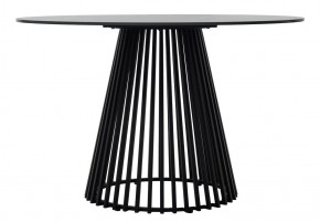 Стол TERNI 120 MATT BLACK MARBLE SOLID CERAMIC Черный мрамор матовый, керамика /Черн.каркас, ®DISAUR в Златоусте - zlatoust.mebel24.online | фото 7