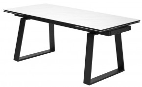 Стол VASTO 180 MARBLES KL-99 Белый мрамор матовый, итальянская керамика/ черный каркас, ®DISAUR в Златоусте - zlatoust.mebel24.online | фото 4