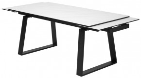 Стол VASTO 180 MARBLES KL-99 Белый мрамор матовый, итальянская керамика/ черный каркас, ®DISAUR в Златоусте - zlatoust.mebel24.online | фото 6