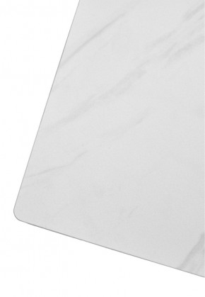 Стол VASTO 180 MARBLES KL-99 Белый мрамор матовый, итальянская керамика/ черный каркас, ®DISAUR в Златоусте - zlatoust.mebel24.online | фото 7