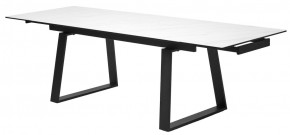Стол VASTO 180 MARBLES KL-99 Белый мрамор матовый, итальянская керамика/ черный каркас, ®DISAUR в Златоусте - zlatoust.mebel24.online | фото 9