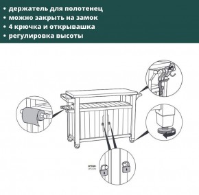 Столик для барбекю 207 Л (Unity XL 207L) в Златоусте - zlatoust.mebel24.online | фото 9