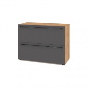 СТОУН С81 Комод (золотой дуб/графит) в Златоусте - zlatoust.mebel24.online | фото 1