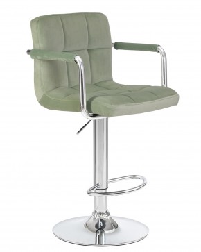 Стул барный DOBRIN KRUGER ARM, мятный велюр (MJ9-87) в Златоусте - zlatoust.mebel24.online | фото 2