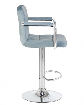 Стул барный DOBRIN KRUGER ARM, пудрово-голубой велюр (MJ9-74) в Златоусте - zlatoust.mebel24.online | фото 3